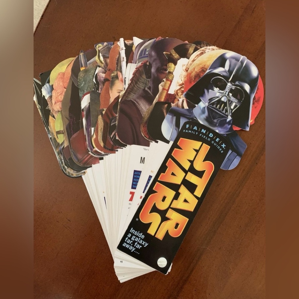 Star Wars Fandex Deluxe 75 Die-Cut Cards Inside a galaxy far, far away….